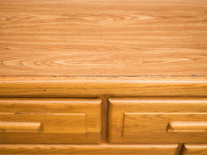 Boho Oak 7 Drawer Dresser