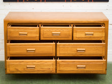 Load image into Gallery viewer, Boho Oak 7 Drawer Dresser
