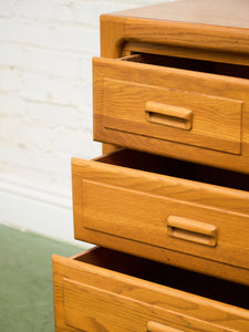 Boho Oak 7 Drawer Dresser