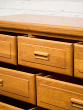 Load image into Gallery viewer, Boho Oak 7 Drawer Dresser
