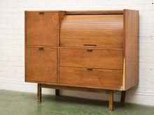 Load image into Gallery viewer, Mid-Century Modern Roll Top Desk by Hooker

