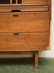 Mid-Century Modern Roll Top Desk by Hooker