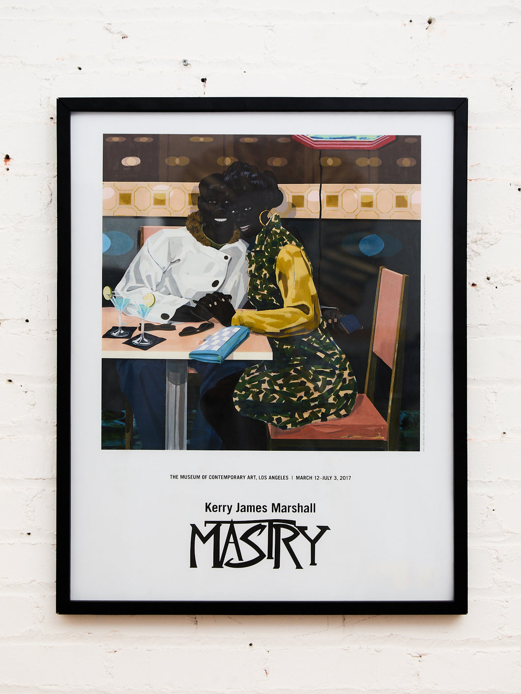 Kerry James Marshall Mastry Museum Poster Framed