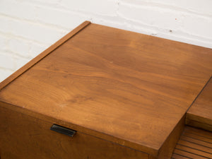 Mid-Century Modern Roll Top Desk by Hooker