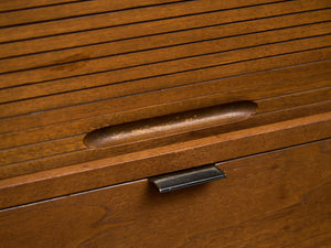 Mid-Century Modern Roll Top Desk by Hooker