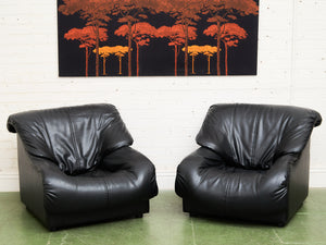 Italian Slouchy Post Modern Chair