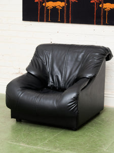Italian Slouchy Post Modern Chair