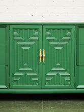 Load image into Gallery viewer, Kelly Green Mid-Century Credenza
