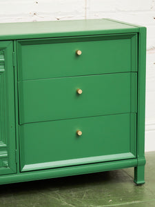 Kelly Green Mid-Century Credenza