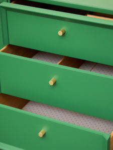 Kelly Green Mid-Century Credenza