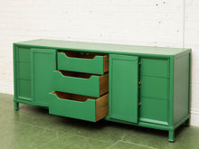 Load image into Gallery viewer, Kelly Green Mid-Century Credenza
