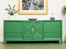 Load image into Gallery viewer, Kelly Green Mid-Century Credenza

