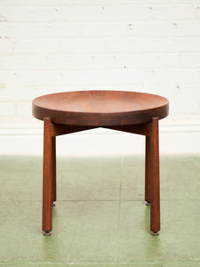 Rare Jens Quistgaard Flip Top Teak Side Table for DUX