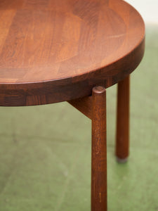Rare Jens Quistgaard Flip Top Teak Side Table for DUX