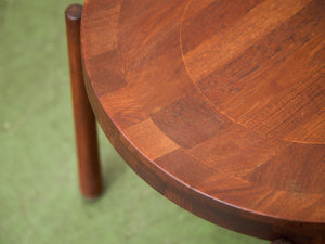 Rare Jens Quistgaard Flip Top Teak Side Table for DUX