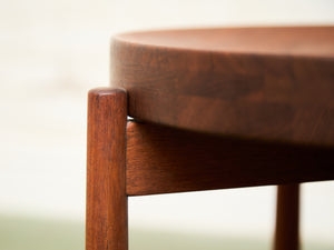 Rare Jens Quistgaard Flip Top Teak Side Table for DUX