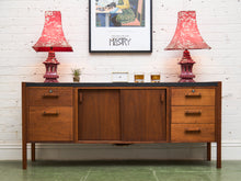 Load image into Gallery viewer, Pagoda 1950’s  Red Asian Pottery Lamp By Haeger
