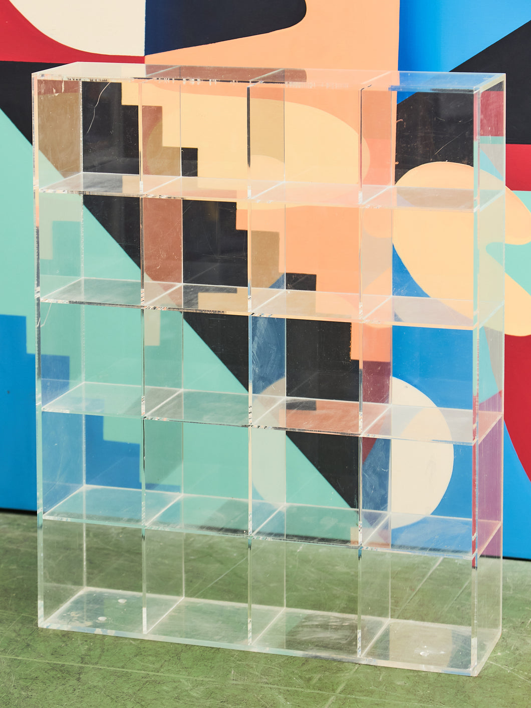 Vintage Acrylic Cubby