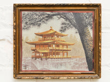 Load image into Gallery viewer, Vintage Japanese Silk Embroidered Art Piece Pagoda
