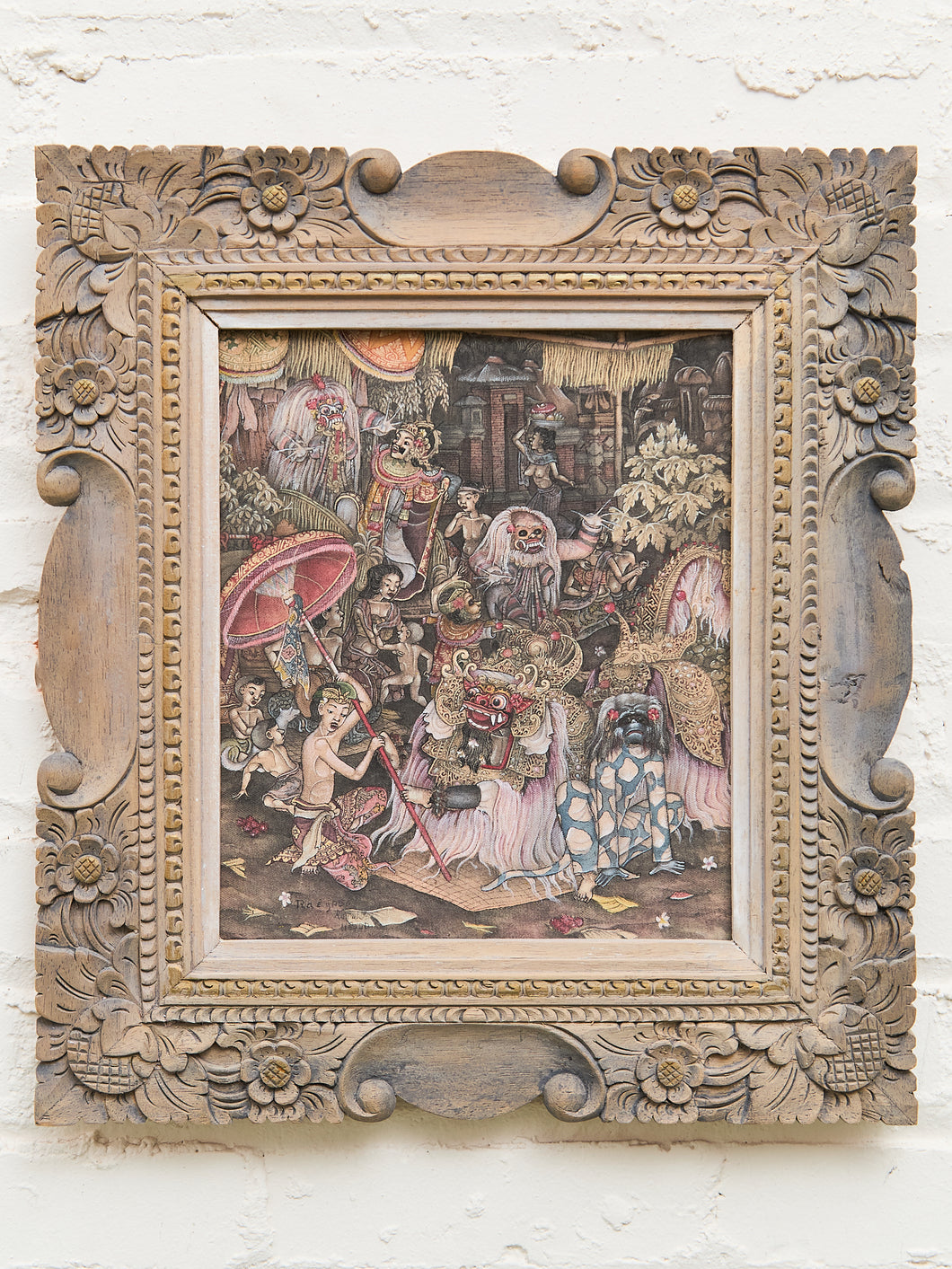 Ceremonial Barong Dance Painting