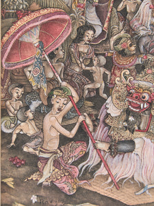 Ceremonial Barong Dance Painting