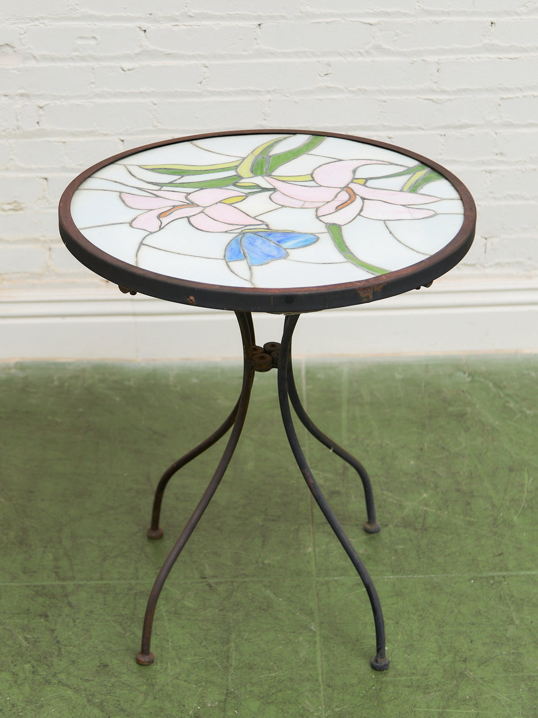 Stain Glass Art Deco Cafe Table