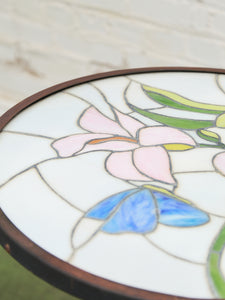 Stain Glass Art Deco Cafe Table