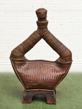 Load image into Gallery viewer, Vintage Basket Sculpture with Head
