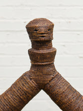 Load image into Gallery viewer, Vintage Basket Sculpture with Head

