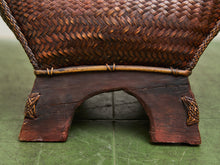 Load image into Gallery viewer, Vintage Basket Sculpture with Head
