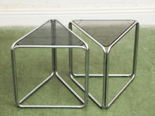 Load image into Gallery viewer, Chrome Triangle Side Table
