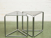 Load image into Gallery viewer, Chrome Triangle Side Table
