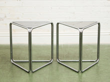Load image into Gallery viewer, Chrome Triangle Side Table

