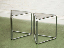 Load image into Gallery viewer, Chrome Triangle Side Table
