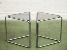 Load image into Gallery viewer, Chrome Triangle Side Table
