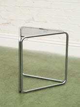 Load image into Gallery viewer, Chrome Triangle Side Table

