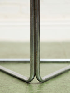 Chrome Triangle Side Table