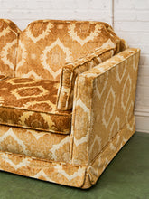 Load image into Gallery viewer, 1970s Velvet Damask loveseat  Sofa
