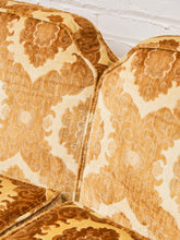Load image into Gallery viewer, 1970s Velvet Damask loveseat  Sofa
