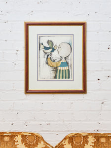 Graciela Rodo Boulanger Signed Lithograph Titled Les Oiseaux