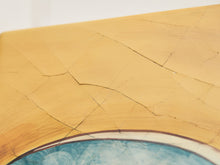 Load image into Gallery viewer, Hand Painted Trompe L&#39;oeil Folding Screen Depicting a Body of Water Columned Balcony
