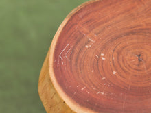 Load image into Gallery viewer, Live Edge Wood Slab Side Table with Hairpin Legs
