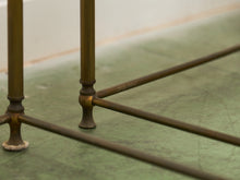 Load image into Gallery viewer, Antique French Napoleonic Style, Green Marble Topped Gilt Bronze Nesting Tables
