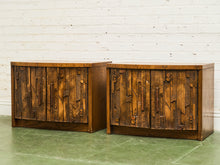 Load image into Gallery viewer, Brutalist Pueblo Pair of Nightstands by Lane
