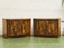 Load image into Gallery viewer, Brutalist Pueblo Pair of Nightstands by Lane
