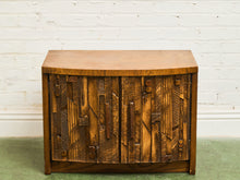 Load image into Gallery viewer, Brutalist Pueblo Pair of Nightstands by Lane
