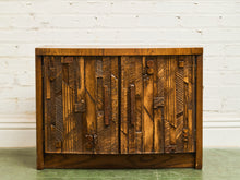 Load image into Gallery viewer, Brutalist Pueblo Pair of Nightstands by Lane
