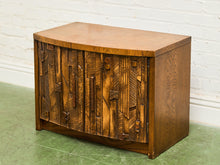 Load image into Gallery viewer, Brutalist Pueblo Pair of Nightstands by Lane
