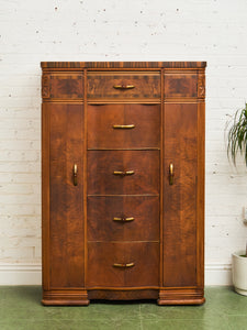 Art Deco Rare Configurement Gentleman's Dresser From the 1930-40's