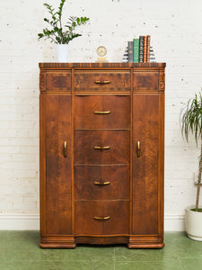 Art Deco Rare Configurement Gentleman's Dresser From the 1930-40's